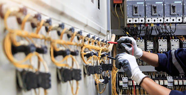 Professional Electrician technician working in Toftrees, PA